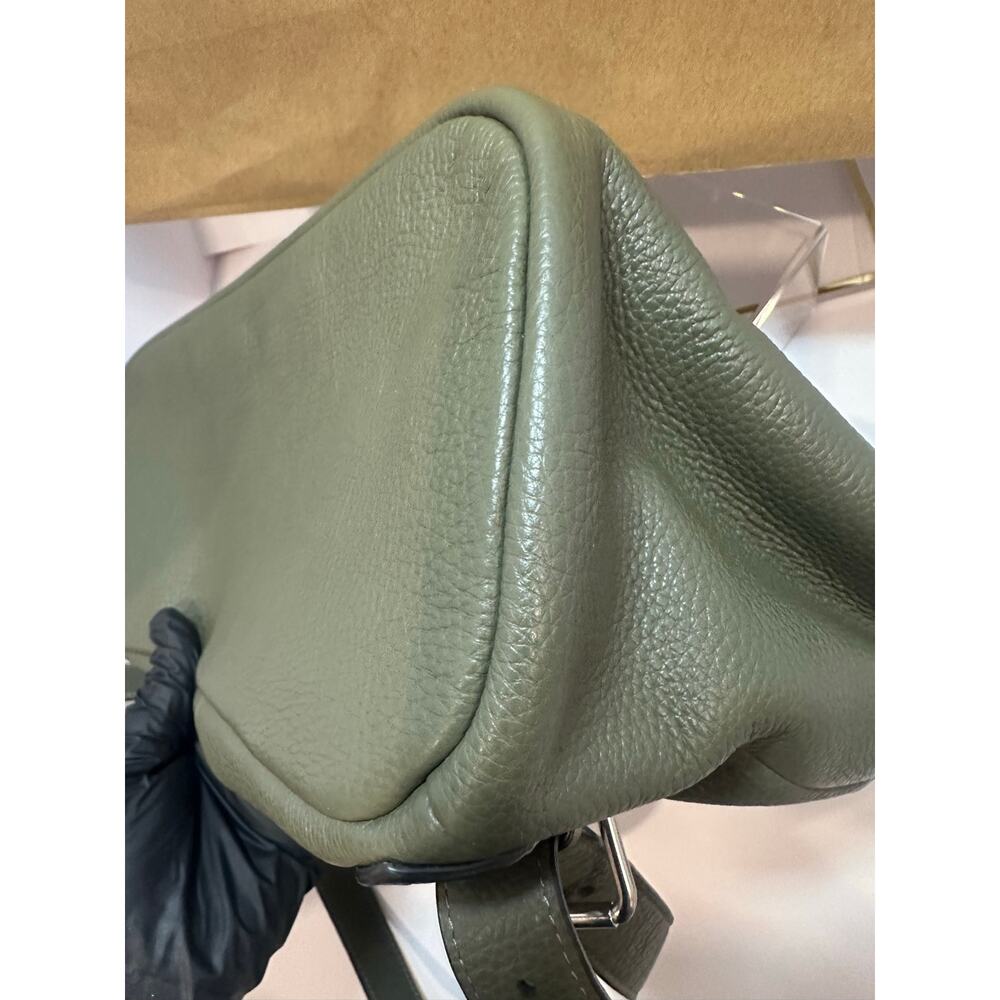 Coach Pennie Backpack 6145 Surplus Olive Green Pebbled Leather Original Tag - Picture 12 of 16